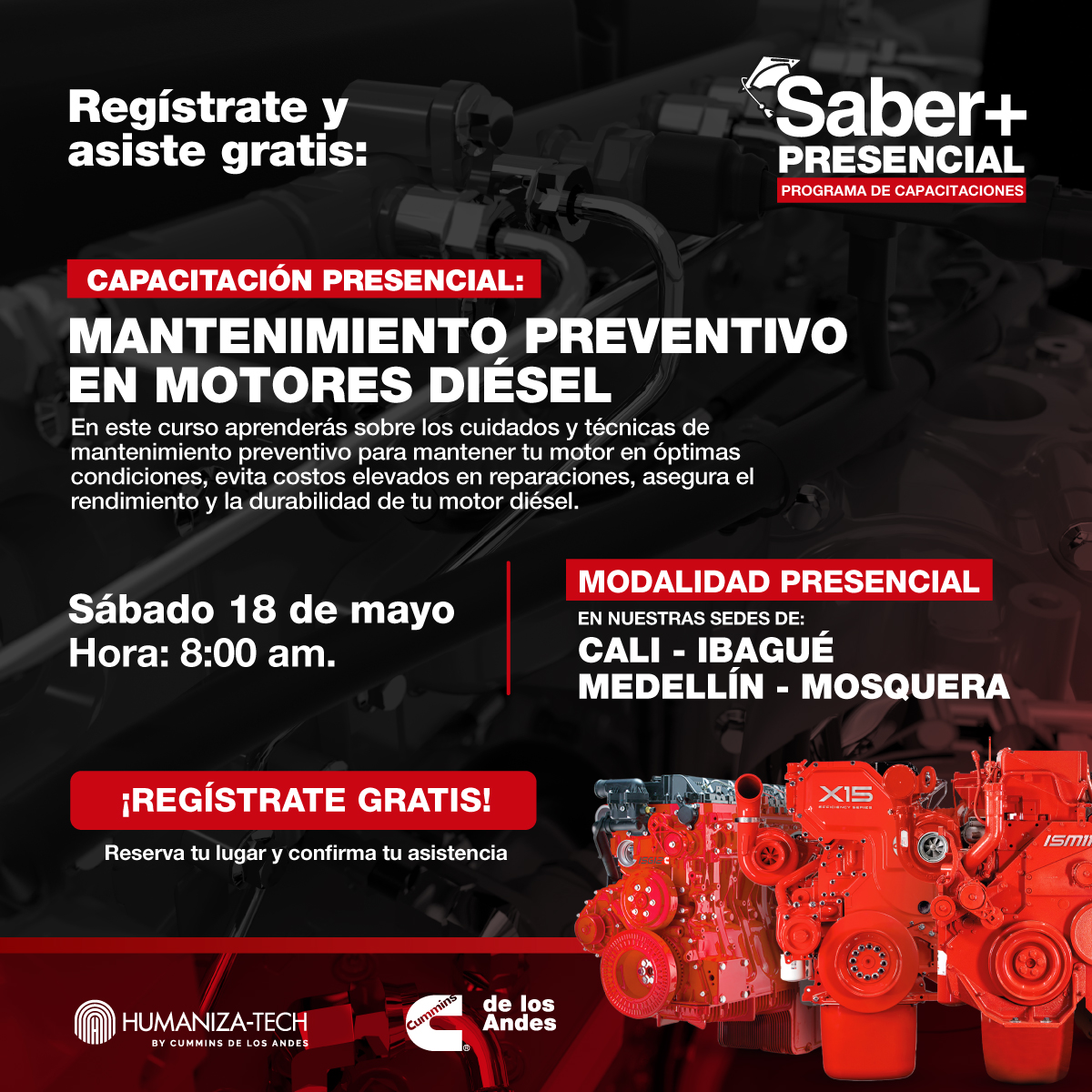 MANTENIMIENTO PREVENTIVO EN MOTORES DIÉSEL PRESENCIAL